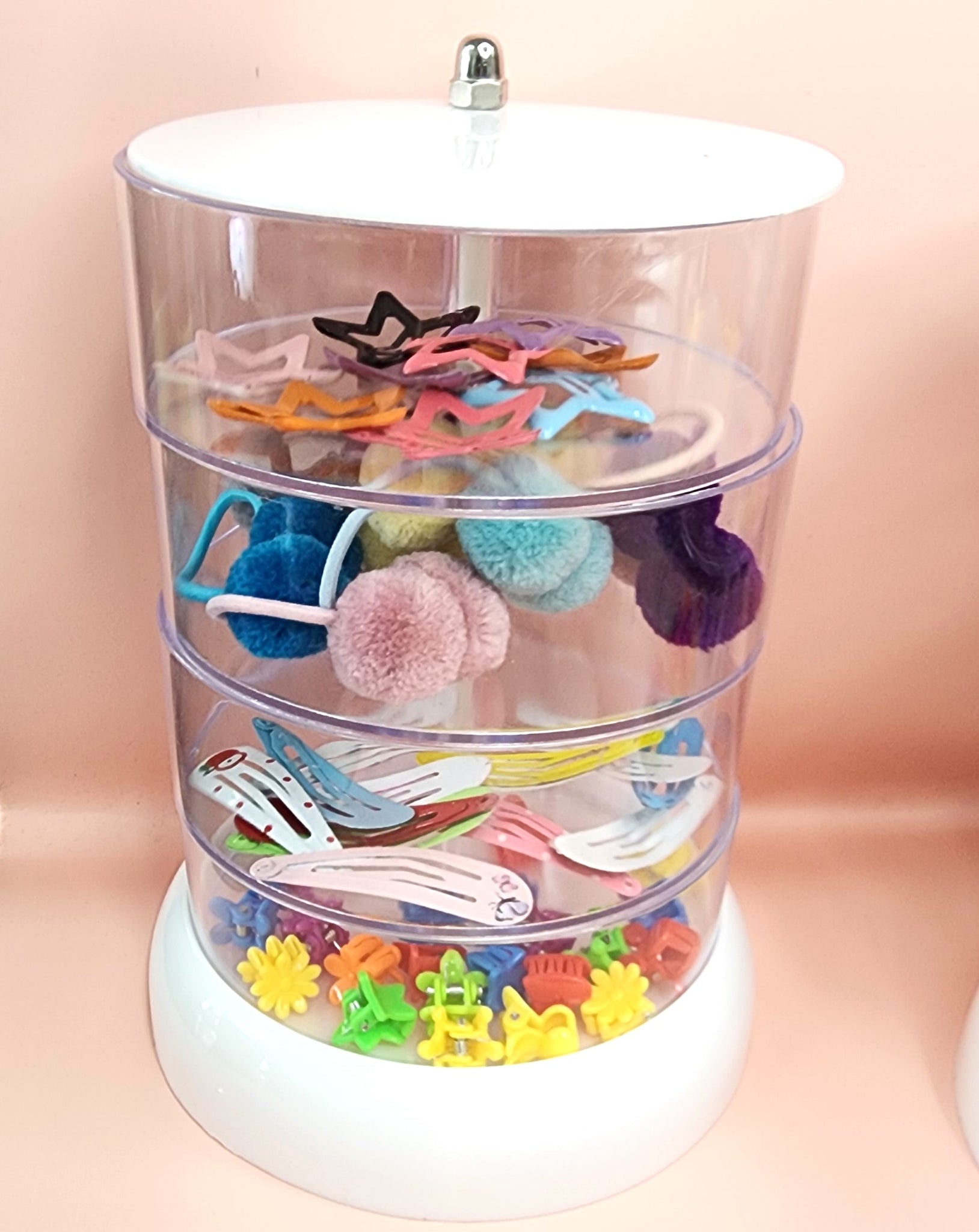 Hair Accessories Storage Carousel Includes Accessories