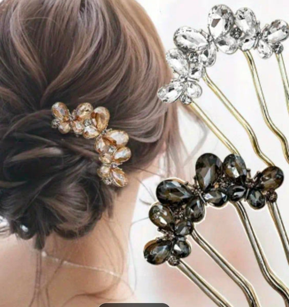 Bridal Formal Butterfly Hair Pin