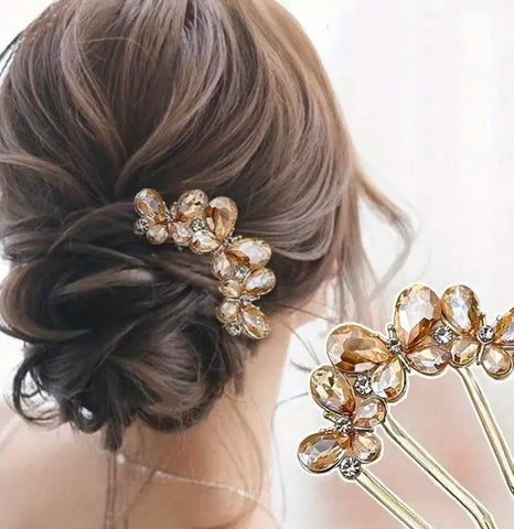 Bridal Formal Butterfly Hair Pin