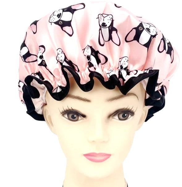 Shower Cap Frenchie Print