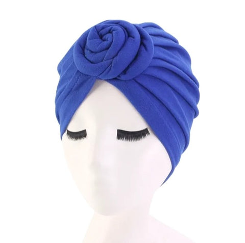 Hair wrap Winter Royal Blue