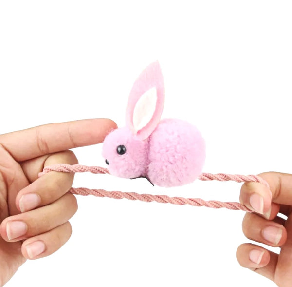 Bunny Elastic Hair ties x 2