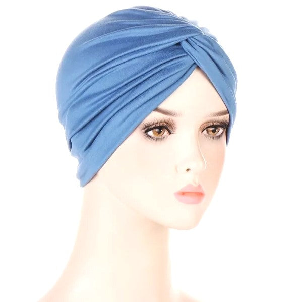 Summer Cotton Hair Wrap in 8 colours.