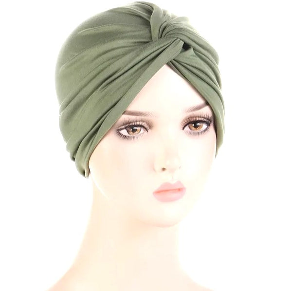 Summer Cotton Hair Wrap in 8 colours.