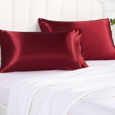 Satin Pillowcases 50CM X 66CM Various Colours