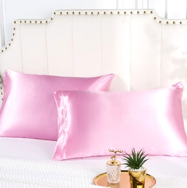 Satin Pillowcases 50CM X 66CM Various Colours