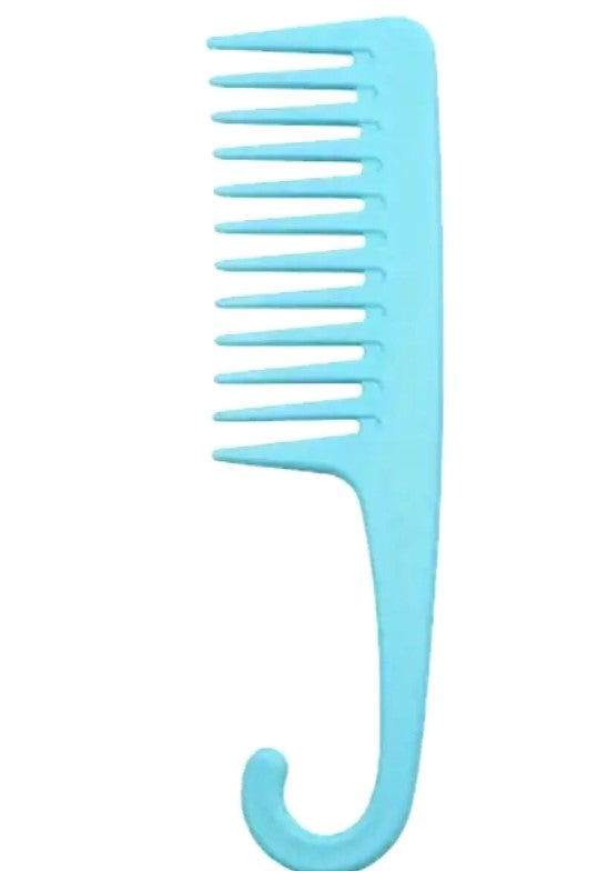 Large wide tooth comb for thick curly hair