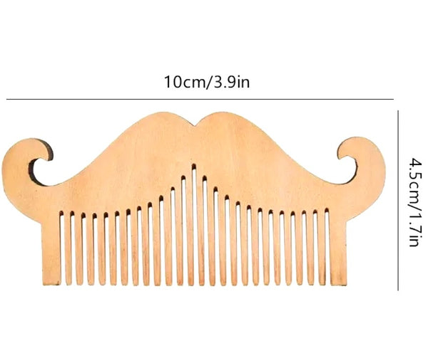 Beard Comb Wood Anti-Static