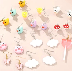 Kids novelty cartoon Earrings