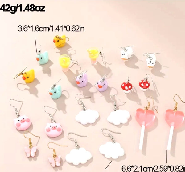 Kids novelty cartoon Earrings