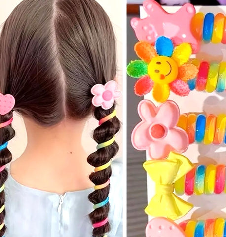 Ponytail Springs with Motifs