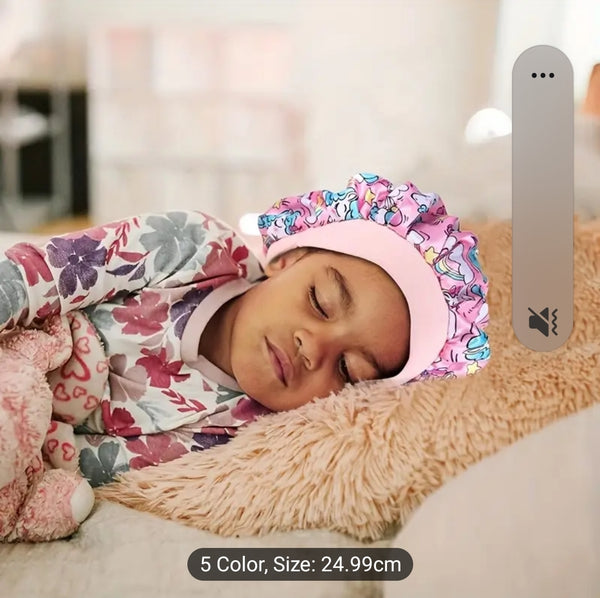 Kids Satin Sleep Caps Unicorns .