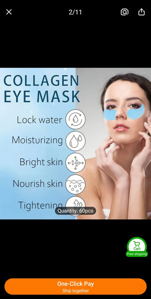 Collagen Under Eye Masks 60 pieces