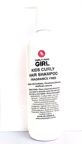 Kids Curly Hair Shampoo Unscented