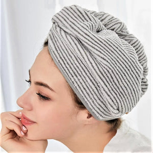 Micro Fiber Hair Towel Bamboo Super Deluxe