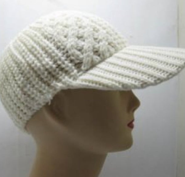 Knitted Ponytail Cap