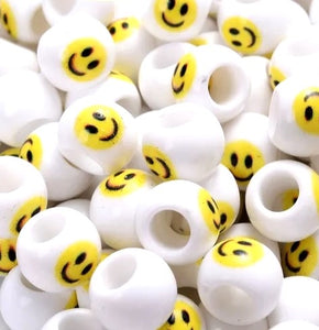 Hair Beads Smiley Face