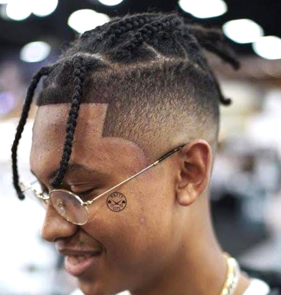 Men's Undercut Box Single Braids