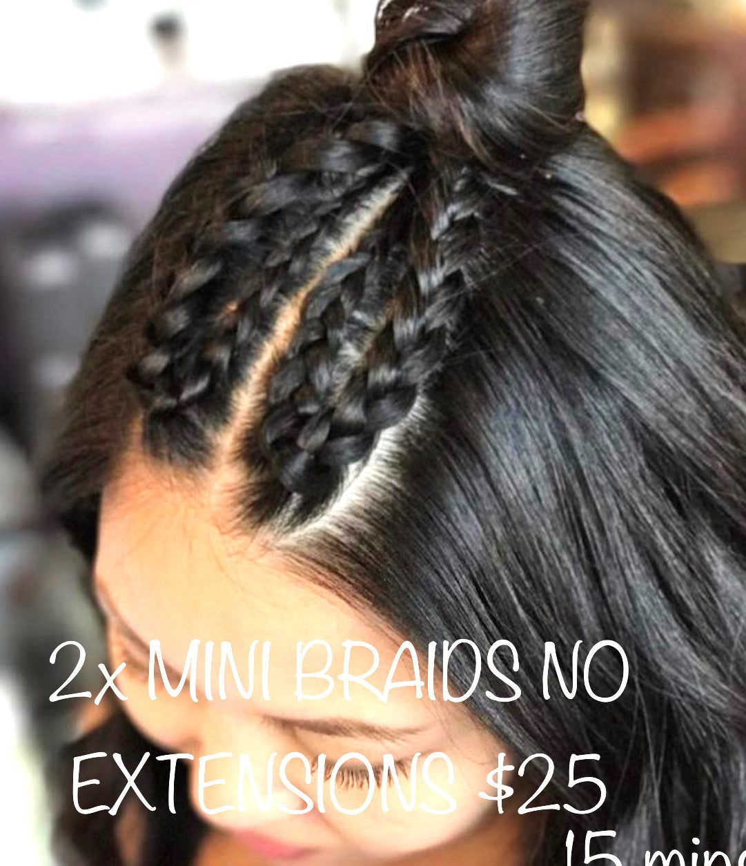 Half deals head braids